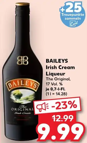 Kaufland BAILEYS Irish Cream Liqueur Angebot