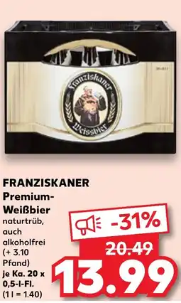 Kaufland FRANZISKANER Premium- Weißbier Angebot