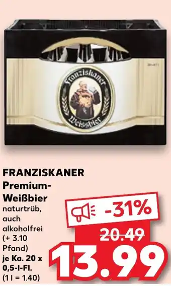 Kaufland FRANZISKANER Premium- Weißbier Angebot