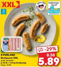 Kaufland K-PURLAND Bratwurst XXL Angebot