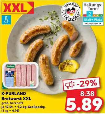 Kaufland K-PURLAND Bratwurst XXL Angebot