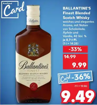 Kaufland BALLANTINE'S Finest Blended Scotch Whisky Angebot