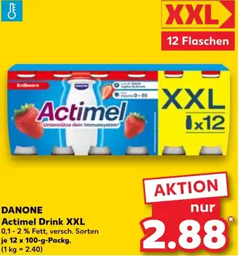 Kaufland DANONE Actimel Drink XXL Angebot