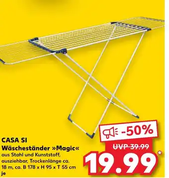 Kaufland CASA SI Wäscheständer Magic Angebot