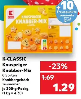 Kaufland K-CLASSIC Knuspriger Knabber-Mix Angebot