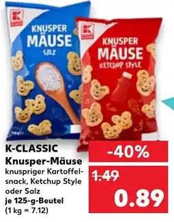 Kaufland K-CLASSIC Knusper-Mäuse Angebot