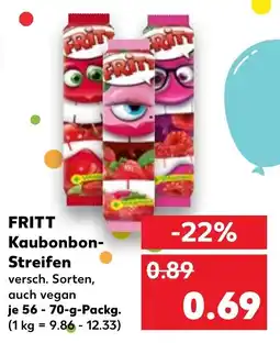 Kaufland FRITT Kaubonbon- Streifen Angebot