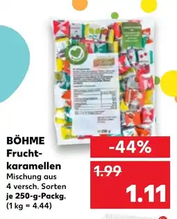 Kaufland BÖHME Frucht karamellen Angebot