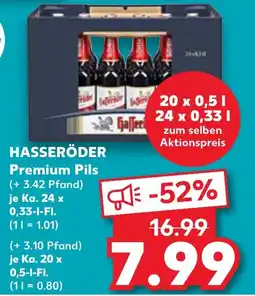 Kaufland HASSERÖDER Premium Pils Angebot