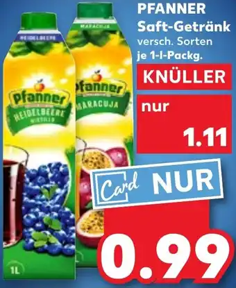 Kaufland PFANNER Saft-Getränk Angebot