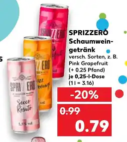 Kaufland SPRIZZERO Schaumwein- getränk Angebot