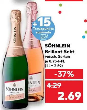 Kaufland SÖHNLEIN Brillant Sekt Angebot