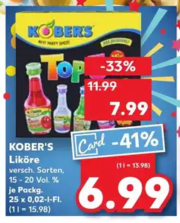 Kaufland KOBER'S Liköre Angebot