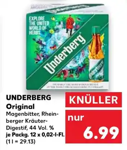 Kaufland UNDERBERG Original Angebot