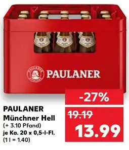 Kaufland PAULANER Münchner Hell Angebot