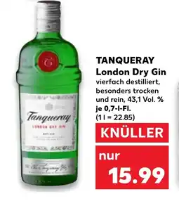 Kaufland TANQUERAY London Dry Gin Angebot