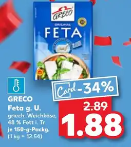 Kaufland GRECO Feta g. U. Angebot