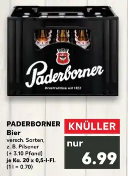 Kaufland PADERBORNER Bier Angebot