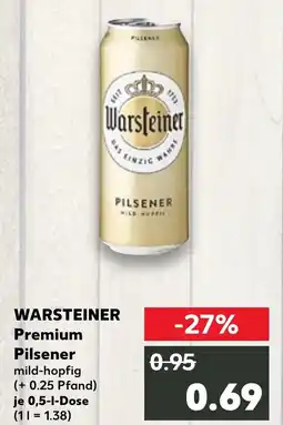 Kaufland WARSTEINER Premium Pilsener Angebot