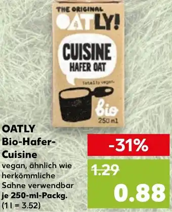 Kaufland OATLY Bio-Hafer- Cuisine Angebot