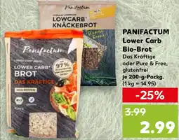 Kaufland PANIFACTUM Lower Carb Bio-Brot Angebot