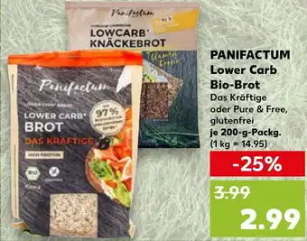 Kaufland PANIFACTUM Lower Carb Bio-Brot Angebot