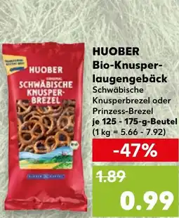 Kaufland HUOBER Bio-Knusper- laugengebäck Angebot