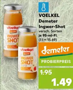 Kaufland VOELKEL Demeter Ingwer-Shot Angebot