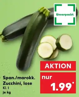 Kaufland Span./marokk. Zucchini, lose Angebot