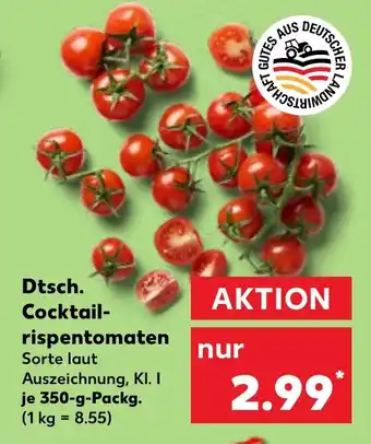 Kaufland Dtsch. Cocktail- rispentomaten Angebot