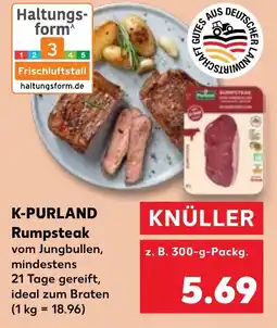 Kaufland K-PURLAND Rumpsteak Angebot