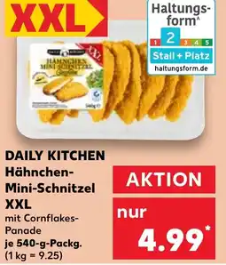 Kaufland DAILY KITCHEN Hähnchen- Mini-Schnitzel XXL Angebot