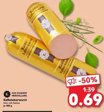 Kaufland Kalbs Leberwur Angebot