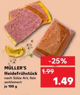 Kaufland MÜLLER'S Heidefrühstück Angebot