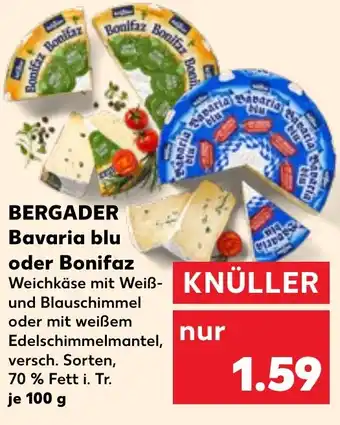 Kaufland BERGADER Bavaria blu oder Bonifaz Angebot