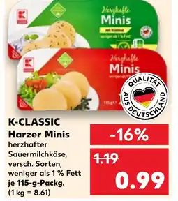 Kaufland K-CLASSIC Harzer Minis Angebot