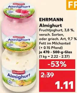 Kaufland EHRMANN Almighurt Angebot