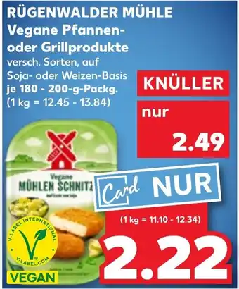 Kaufland RÜGENWALDER MÜHLE Vegane Pfannen- oder Grillprodukte Angebot