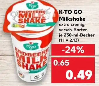 Kaufland K-TO GO Milkshake Angebot