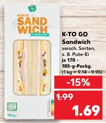 Kaufland K-TO GO Sandwich Angebot