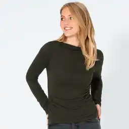 NKD Damen-Langarmshirt mit Raffung Angebot