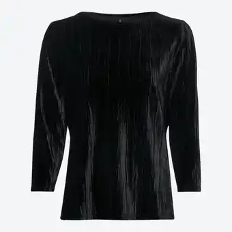 NKD Damen-Langarmshirt in Samt-Qualität Angebot