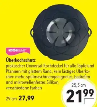 CITTI Markt KOCHBLUME Überkochschutz Angebot