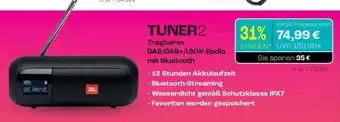 CITTI Markt JBL Tragbares DAB/DAB+/UKW-Radio mit Bluetooth TUNER2 Angebot