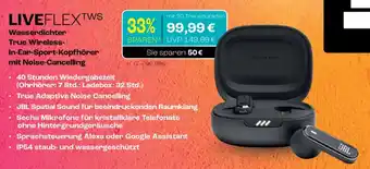 CITTI Markt JBL Wasserdichter True Wireless- In-Ear-Sport-Kopfhörer mit Noise-Cancelling LIVEFLEXTWS Angebot