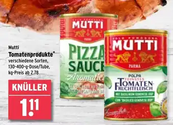 Wasgau Mutti Tomatenprodukte Angebot