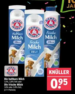 Wasgau Baren Marke Die haltbare Milch o. Die frische Milch Angebot