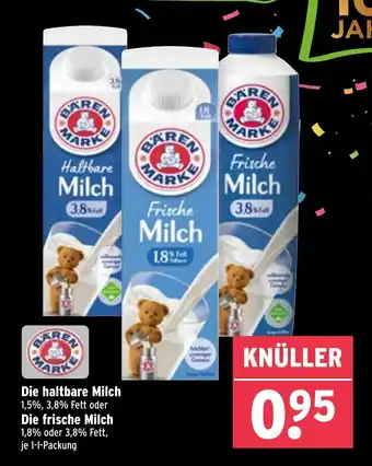 Wasgau Baren Marke Die haltbare Milch o. Die frische Milch Angebot