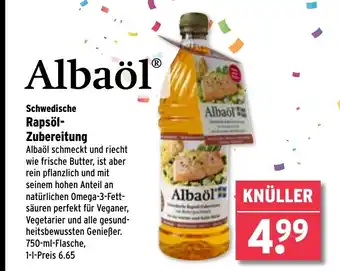 Wasgau Albaöl Schwedische Rapsöl- Zubereitung Angebot