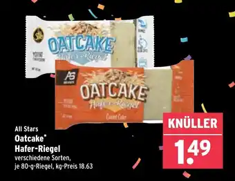 Wasgau All Stars Oatcake Hafer-Riegel Angebot